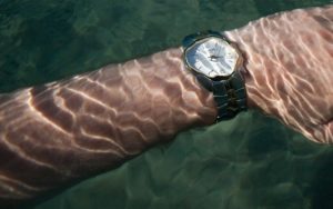 watch distorted by being underwater